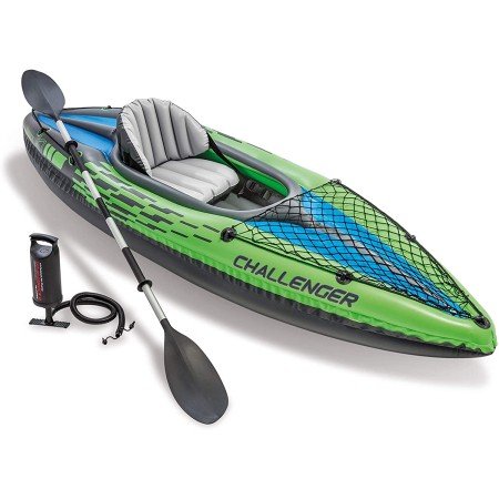 Intex 68305 - caiaque k1 esporte inflável 1 pessoa max 100 kg pvc 274 x 76 x 33 cm