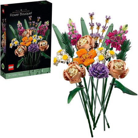 Flores de buquê de coleção botânica Lego