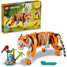 tigre majestoso criador de lego
