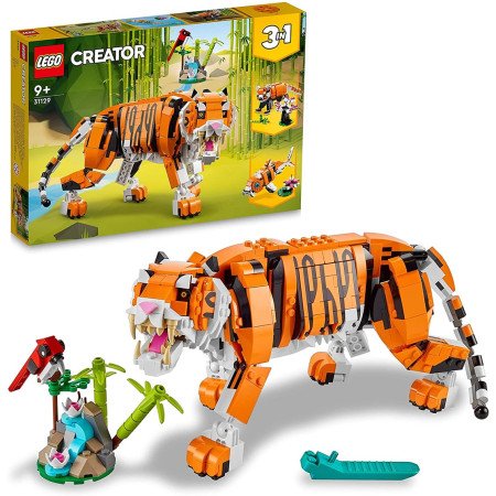 tigre majestoso criador de lego