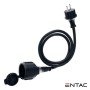 Cabo Extensão Tomada Elétrica C/ 1 Saída 10M Preto Entac