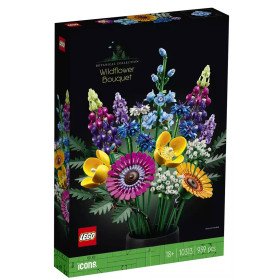 Buquê de coleção botânica Lego de flores silvestres