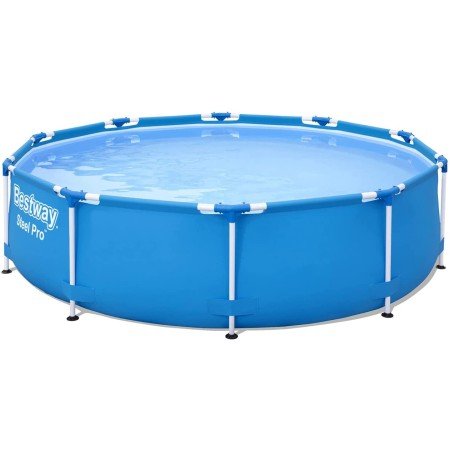 Bestway 56679 - piscina externa redonda profissional de aço 305 x 76 cm bomba de filtro incluída