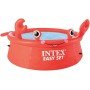 Intex 26100 - piscina inflável para crianças 183 x 51 cm 880 litros design caranguejo