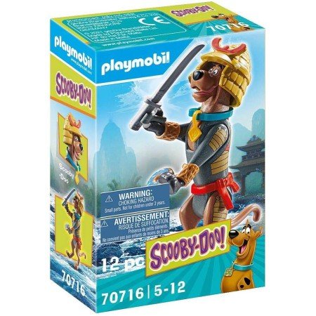 Playmobil Scooby-doo! figura colecionável samurai