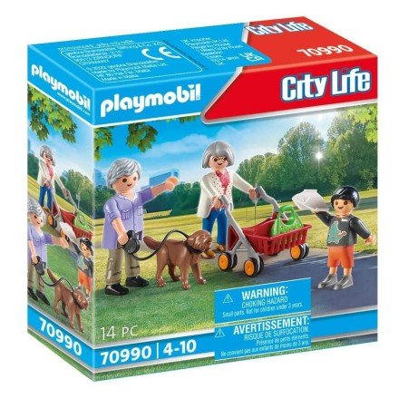 Avós e neto de Playmobil