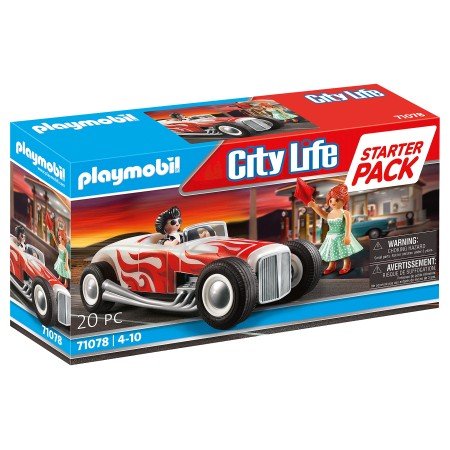 Hot rod do pacote inicial Playmobil