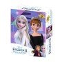 Quebra-cabeça lenticular prime 3d disney frozen elsa anna e olaf 200 peças
