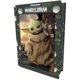 Prime 3d star wars the mandalorian lenticular book puzzle 300 peças