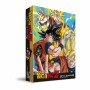 Quebra-cabeça 100 efeito 3d goku saiyan dragon ball z