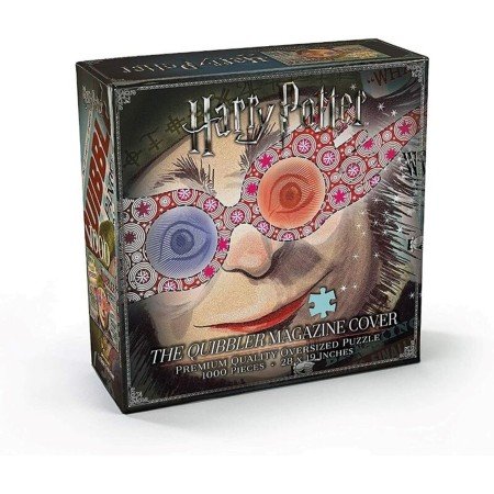 Quebra-cabeça da coleção nobre harry potter o sofisqueiro revista 1000 peças
