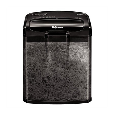 Trituradora de papel Fellowes m - 7cm partícula cortada 4x35mm - 13 litros