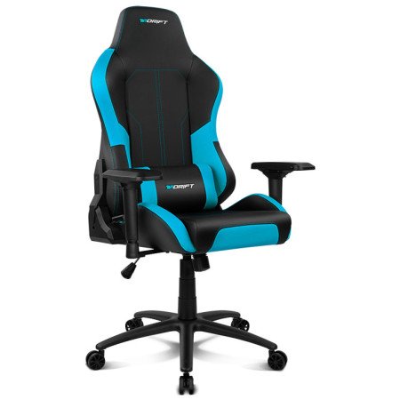 Cadeira gaming drift dr250 preta - azul