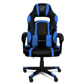 Cadeira gaming phoenix troféu azul couro pu