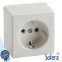 Tomada Elétrica Superfície C/ Terra Solera