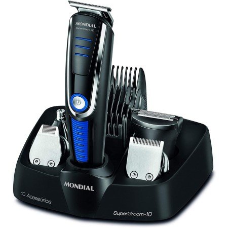 Mondial bg - 03 máquina de cortar cabelo 5 cabeças intercambiáveis
