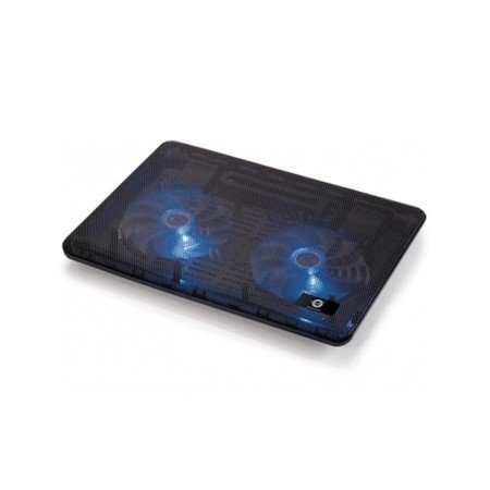 Suporte - base de resfriamento conceptronic para laptops de até 15,6 polegadas 2 ventoinhas de 125 mm