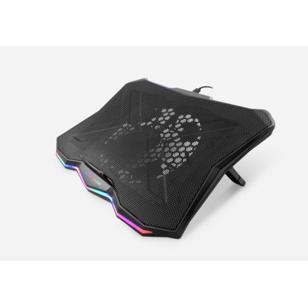 Suporte - base de resfriamento para laptop rbw de jogos profundos - 17 a 17,3 polegadas