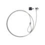 Cabo de segurança universal Tooq com chave para laptop tqclkc0025 1 -5m
