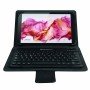 Phoenix slim case para tablet até 10 polegadas teclado universal preto bluetooth