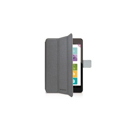 Capa phoenix para tablet - ipad mini 2 - 4 aprox de 7,5 a material tipo cinza skay