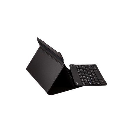 Estojo universal gripcase prateado ht para tablet 9 - 10 polegadas + teclado bluetooth preto