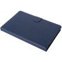 Estojo ht prateado para tablet samsung tab a 2019 10,1 polegadas (t510 - t515) com teclado bluetooth azul