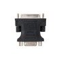 Adaptador vga para dvi nanocabo fêmea - macho - preto