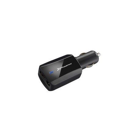 Carregador adaptador universal 90w phoenix phlaptopcarcharger para carro - veículo - isqueiro para laptop - netbooks - porta usb