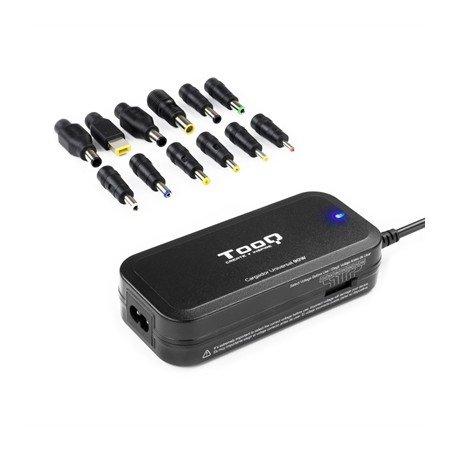 Carregador portátil universal tooq tqlc - 90bs02m 90w 1 x usb 12c preto
