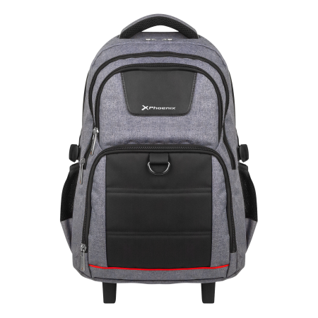 Mochila trolley Phoenix Discovery G para laptop de 17 polegadas cinza