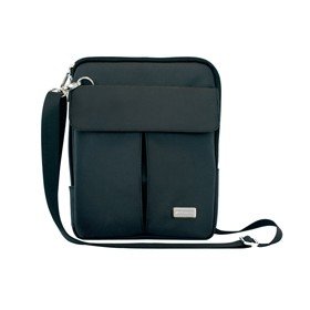 Bolsa de ombro phoenix london em nylon preto para tablets de até 10 polegadas
