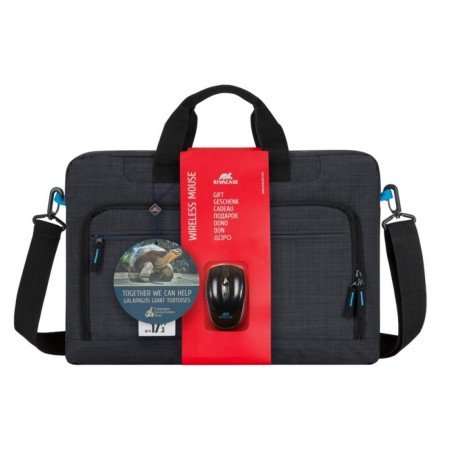 Pasta Rivacase 8058 para laptop de 17,3 polegadas + mouse sem fio