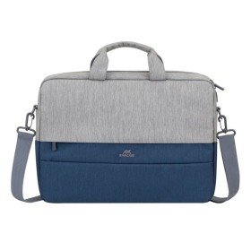 Pasta Rivacase 7532 Prater para laptop de 15,6 polegadas cinza - azul