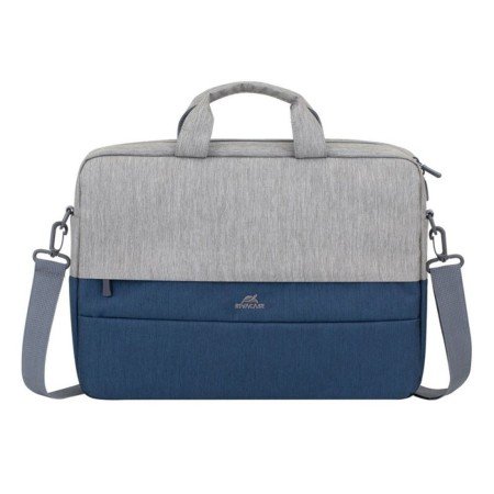 Pasta Rivacase 7532 Prater para laptop de 15,6 polegadas cinza - azul
