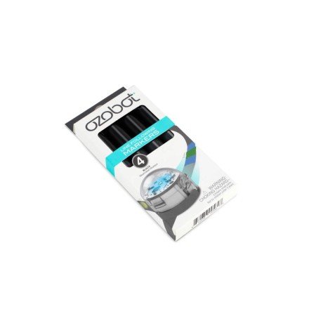 Canetas marcadoras pretas laváveis Ozobot 4 unidades