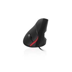 Ewent EW3156 USB 2.0 Ergonômico Vertical Mouse - 1000 dpi - Preto