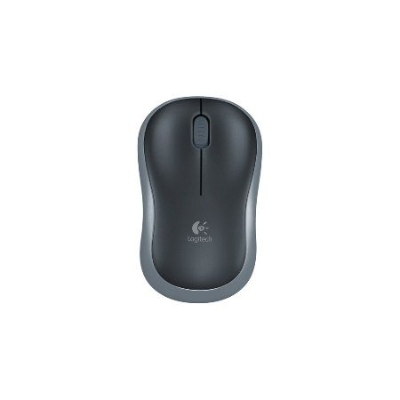 Mouse logitech m185 óptico sem fio sem fio cinza 2.4ghz