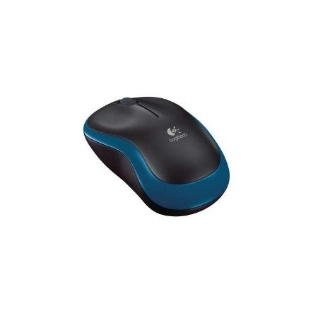Mouse logitech m185 óptico sem fio sem fio azul 2.4ghz