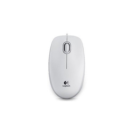 Mouse logitech b100 mouse óptico usb 2.0 branco