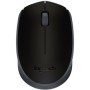 Mouse logitech m171 óptico sem fio sem fio preto
