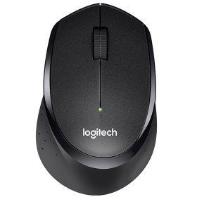 Mouse mouse logitech b330 óptico sem fio sem fio silencioso mais preto