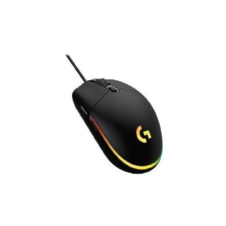 Mouse mouse logitech g203 lightsync black gaming 8.000 dpi 6 botões