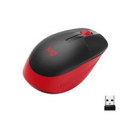 Mouse mouse logitech m190 tamanho grande sem fio óptico sem fio vermelho
