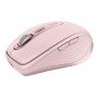 Mouse mouse logitech mx em qualquer lugar 3 sem fio e bluetooth rosa