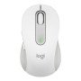 Mouse logitech m650 para negócios médio sem fio sem fio branco bruto