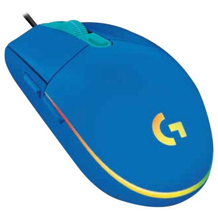 Mouse mouse logitech g102 lightsync blue gaming 8.000 dpi 6 botões