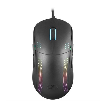 Mars mouse gaming mmpro óptico sem fio sem fio 9 botões 32000dpi preto
