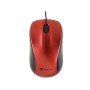 Mouse óptico ngs com fio crew red cable 1,3m - 2 botões - 1200 dpi
