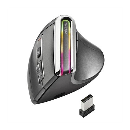Mouse vertical ngs evo karma multidispositivo sem fio
